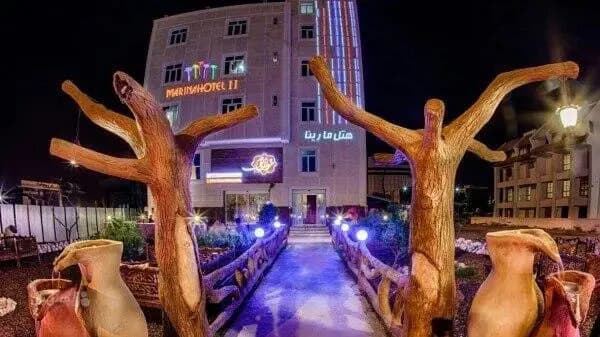 تصویر نمای دوم از بیرون هتل مارینا 2 قشم نمای دوم از بیرون هتل مارینا 2 قشم