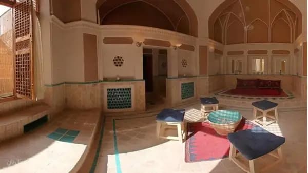تصویر طراحی داخلی سنتی خانه ایرانی کاشان طراحی داخلی سنتی خانه ایرانی کاشان